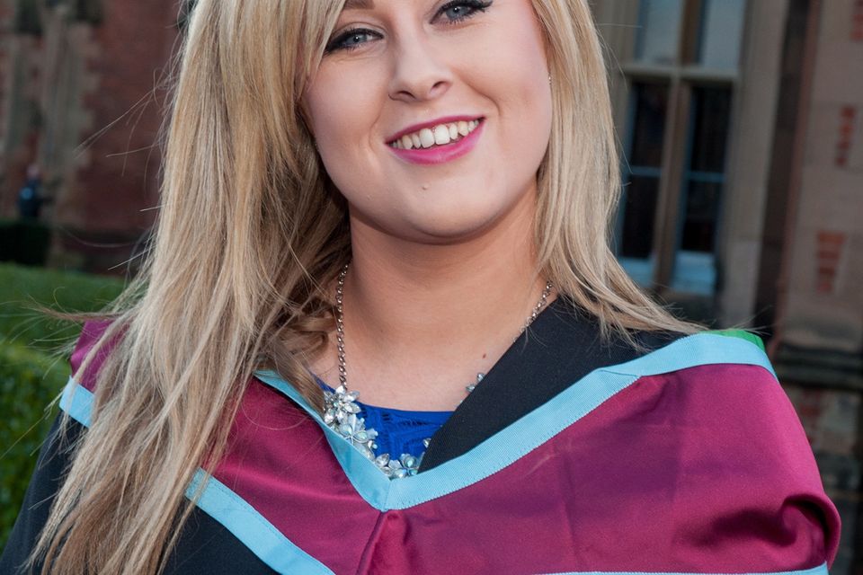 Hannah McGurk from Ardboe, graduated from Queen's University with MSc in Communications.
