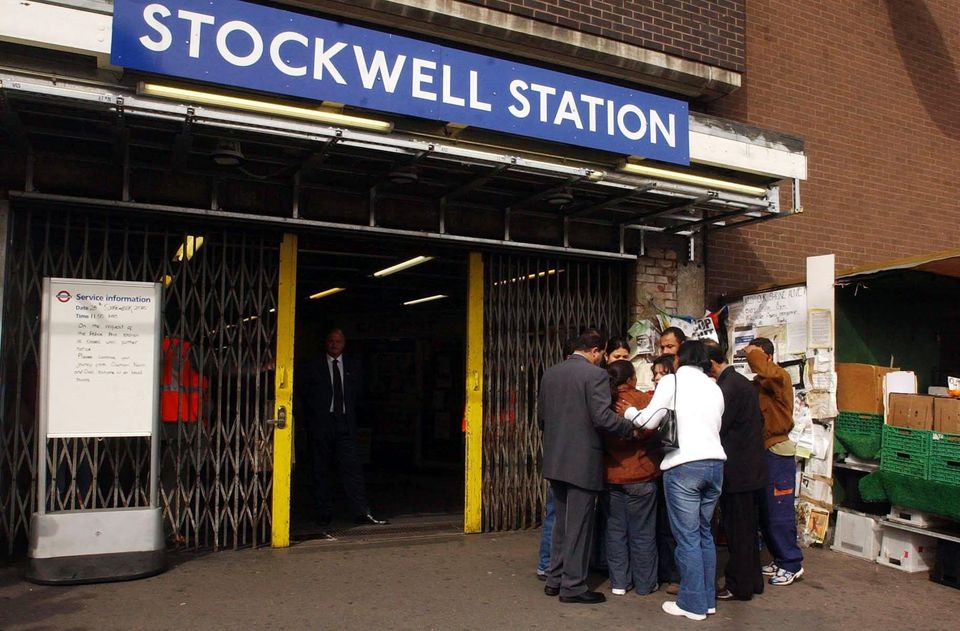 The Brazilian electrician was shot dead inside Stockwell Underground station (PA)