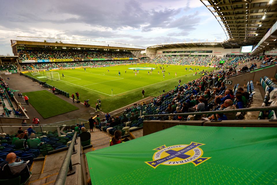 It remains to be seen whether Northern Ireland play Belarus at Windsor Park next month (Liam McBurney/PA)