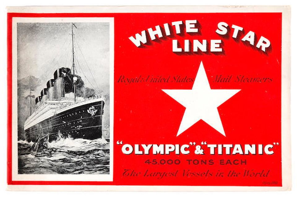 Rare, century-old brochure which hails the Titanic 'the epitome of  security' expected to fetch £6,000 at auction 