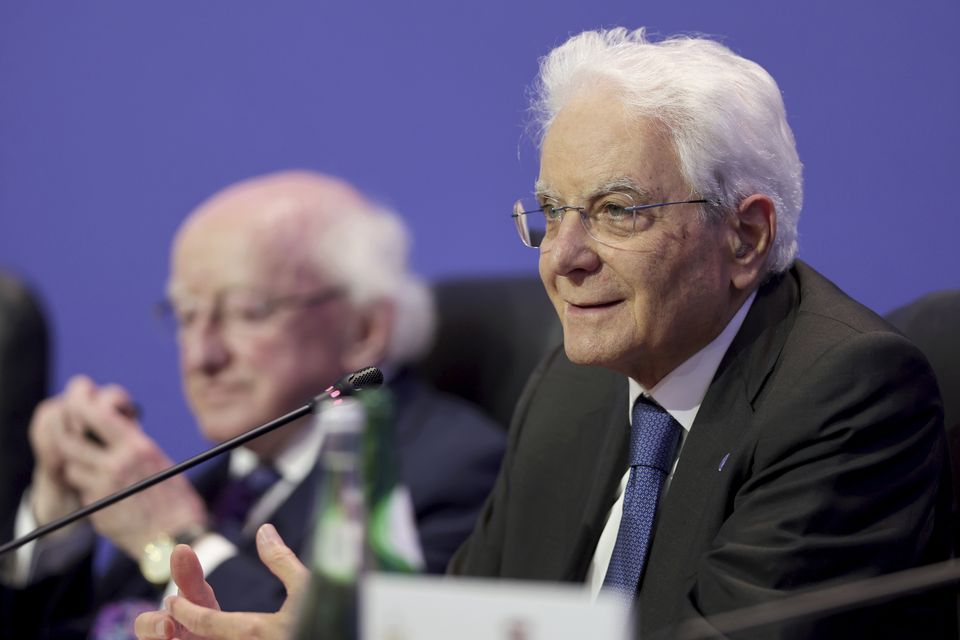 Italian President Sergio Mattarella issued an unusually strong statement (AP)