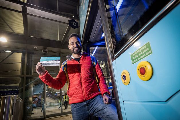 Belfast Grand Central Station officially opens as first bus passengers depart new £340m hub