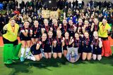 thumbnail: Royal School Armagh celebrate with the Belfast Telegraph Senior Schools' Cup which they successfully retained in 2024