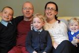 thumbnail: Valerie Armstrong with husband Seamus and children Dylan, Lucy and Sophie-Belle