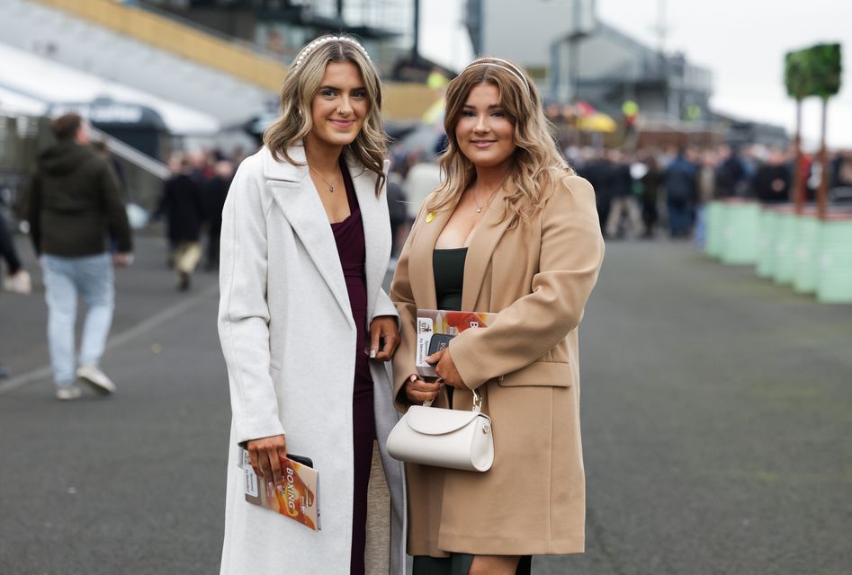 Sophie McCreath and Kloe Smyth pictured at Down Royal. Photo by Kelvin Boyes / Press Eye.