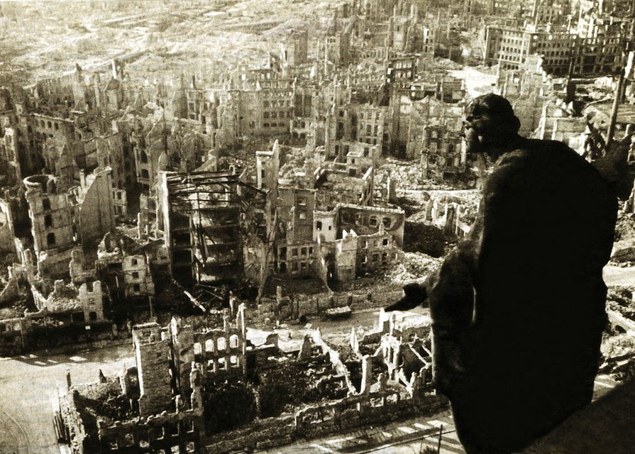 Dresden in ruins after the Second World War bombing (Prisma by Dukas Presseagentur GmbH/Alamy/PA)