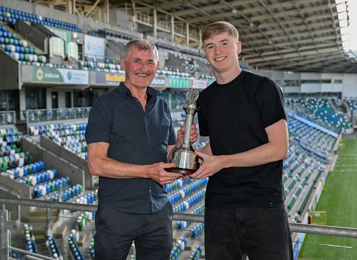 Matthew Orr reveals former Linfield ace he wants to emulate on path to the top after picking up Young Player prize