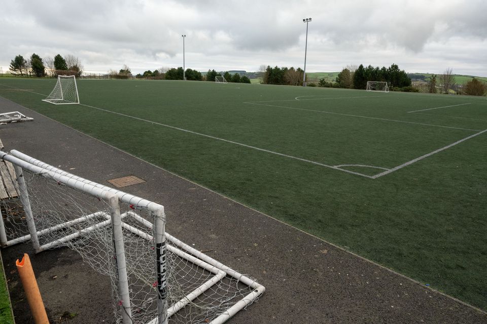 The artificial grass sports surface at Lisneal College (Photo: Martin McKeown)