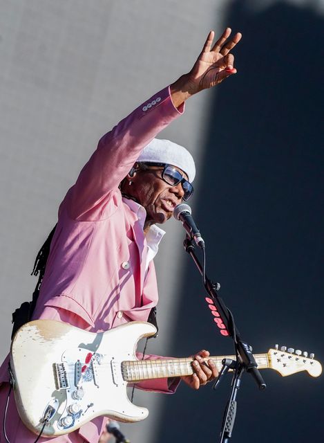 Nile Rodgers and Chic perform (Ian West/PA)
