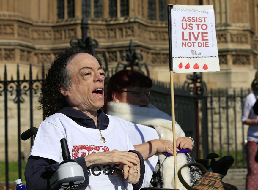 Liz Carr is opposed to an assisted dying law (Jonathan Brady/PA)