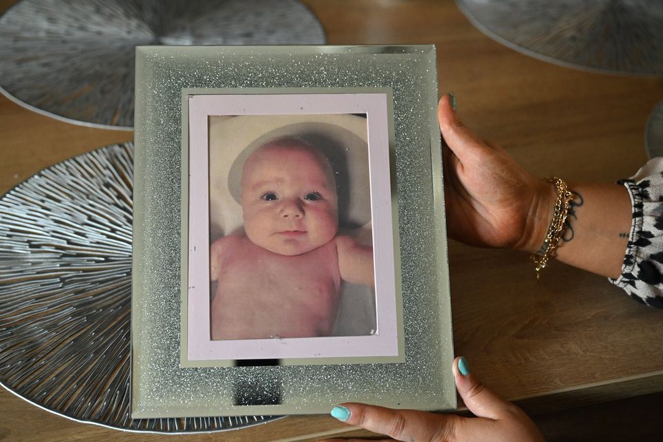 A picture of Logan taken after he was born (Photo by Stephen Hamilton)