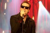 thumbnail: Main man: Tom Meighan on stage