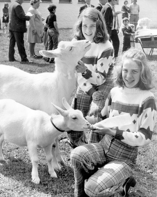 May 1975: Twins Hazel and Sharon Johnston