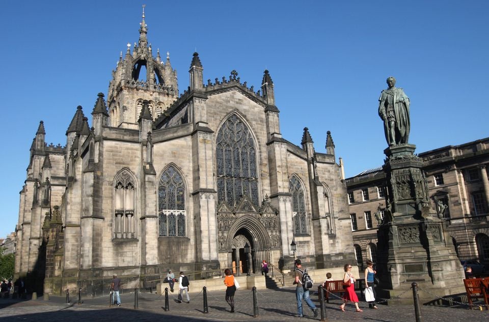 St Giles’ Cathedral saw a rise in visitors (Danny Lawson/PA)