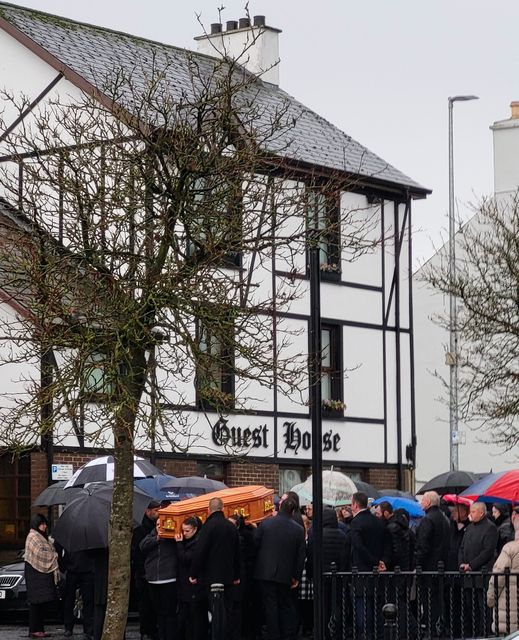 Gordon (Gordy) Galbraith's funeral procession 