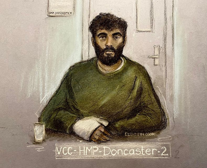 Hassan Jhangur denies murdering Chris Marriott (Elizabeth Cook/PA)