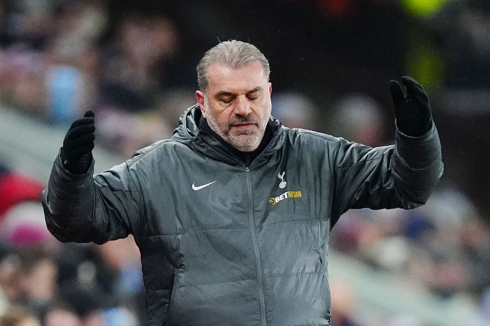 Ange Postecoglou and Tottenham have had a season to forget (Mike Egerton/PA)