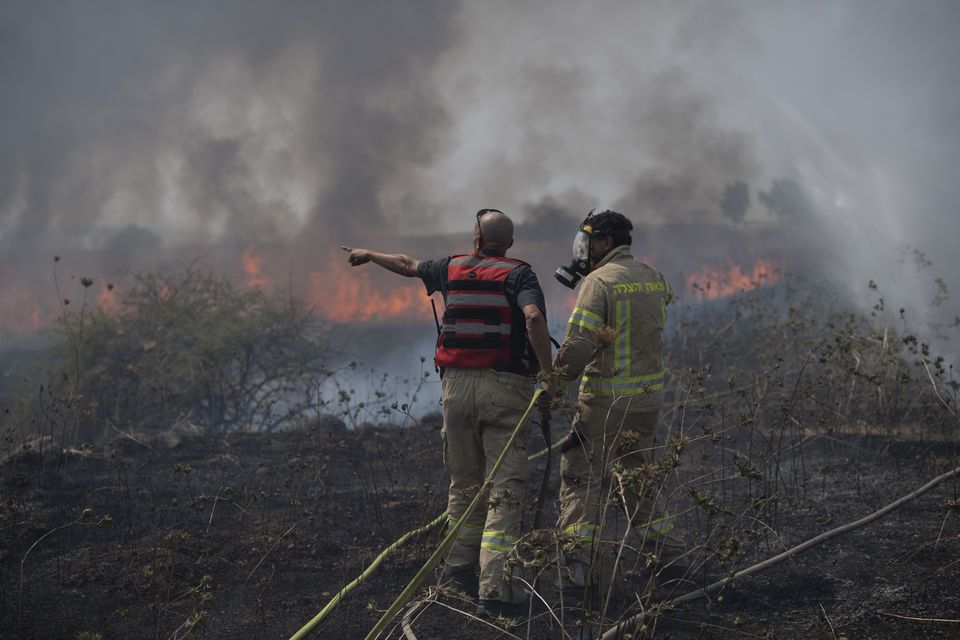 Hezbollah and the Israeli military have been trading fire since a day after Hamas militants stormed into Israel in October 2023 (AP Photo/Gil Eliyahu)