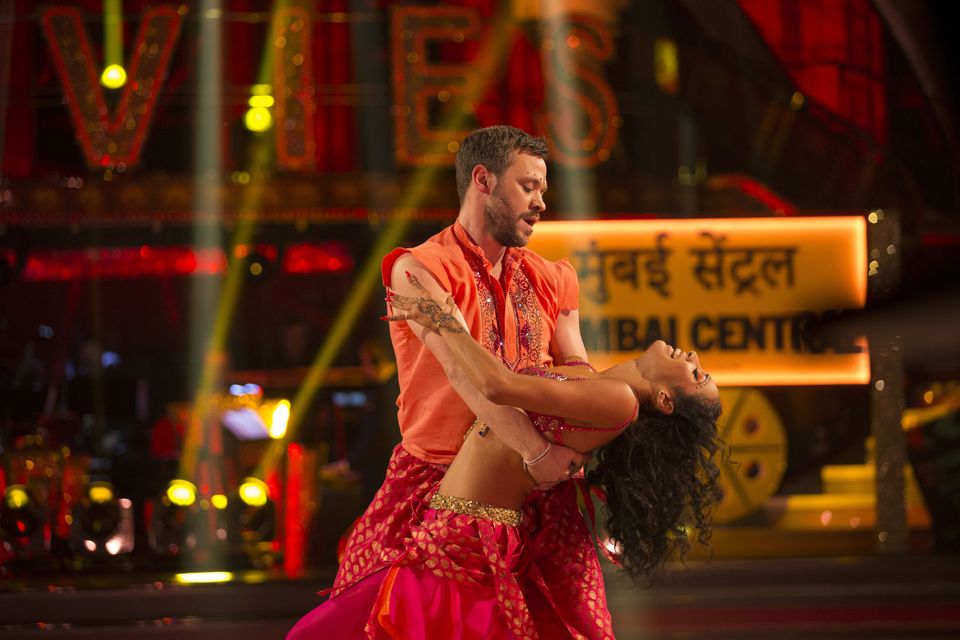 Will Young performing with his dance partner Karen Clifton on Strictly Come Dancing (Guy Levy/BBC/PA)