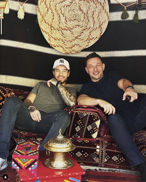 Liam Payne and Paul Higgins in Riyadh