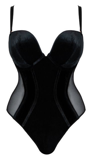 Icon Plunge Strapless Padded Body Black, £78, Curvy Kate