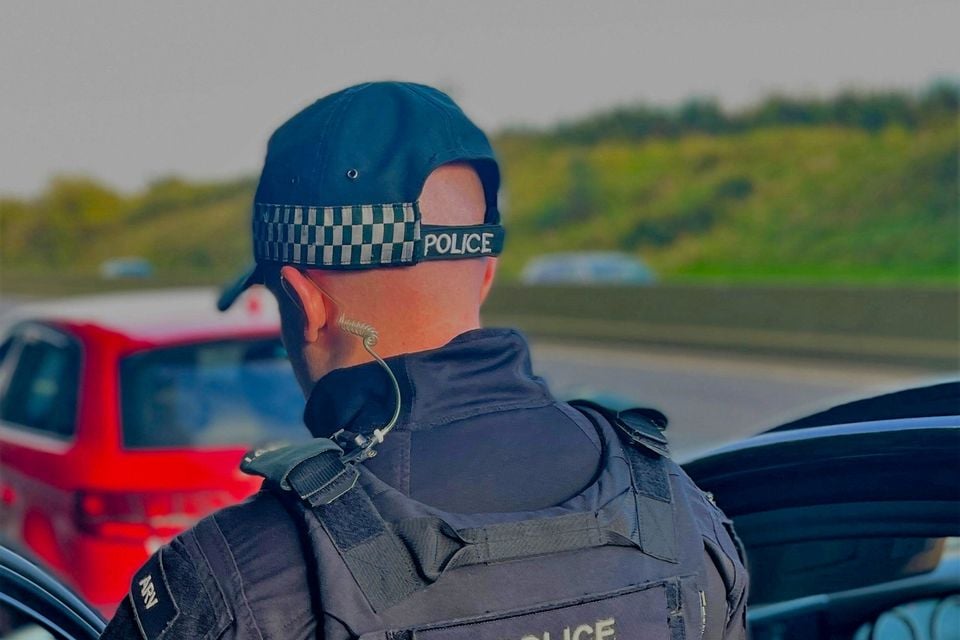 Armed response officers recently detected a motorist traveling at a shocking 103 mph on the motorway. Photo: PSNI