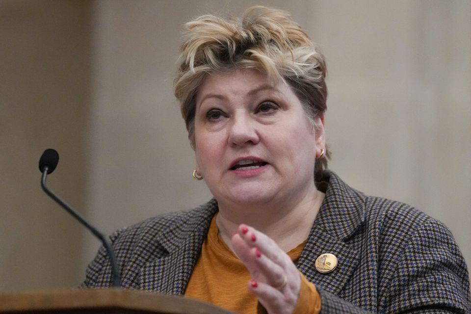 Labour MP Emily Thornberry called on the Government to increase support for the United Nations Interim Force in Lebanon (Maja Smiejkowska/PA)