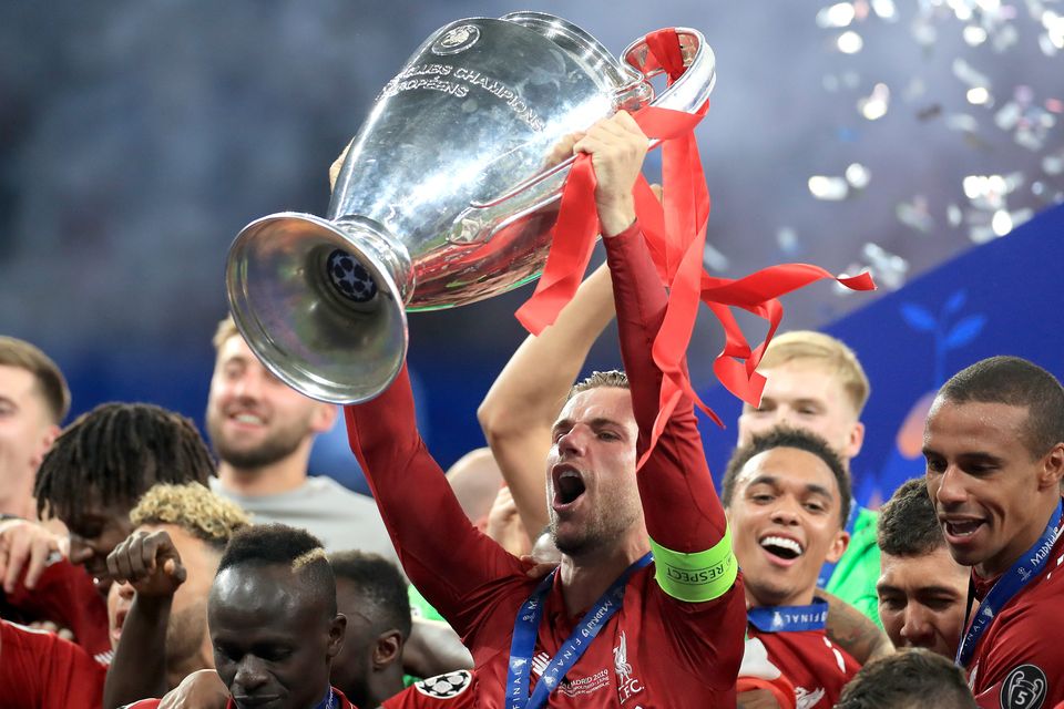 Jordan henderson best sale lifting champions league