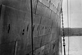 thumbnail: Giant starboard anchor of the Titanic is raised for the last time. 1.55pm 11th April 1912 in a picture taken by Father Browne.