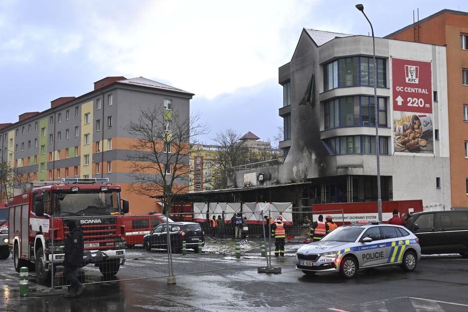 Six were killed in the blaze (Ondrej Hajek/CTK via AP)