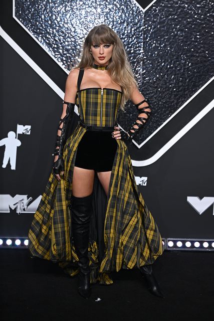 Taylor Swift attending the MTV Video Music Awards 2024 (Doug Peters/PA)