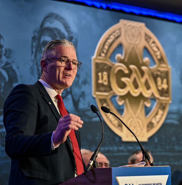 GAA president Jarlath Burns was at the Armagh meeting