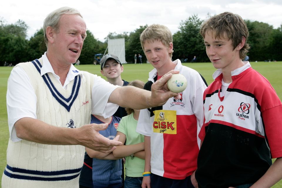 Derek Underwood was a keen supporter of cricket in Northern Ireland