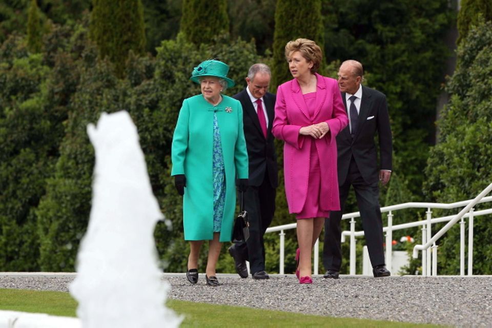 Queen Elizabeth's state visit to the Republic of Ireland. May 2011