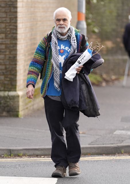 Rajan Naidu arrives at Salisbury Crown Court ahead of his court appearance (Andrew Matthews/PA)