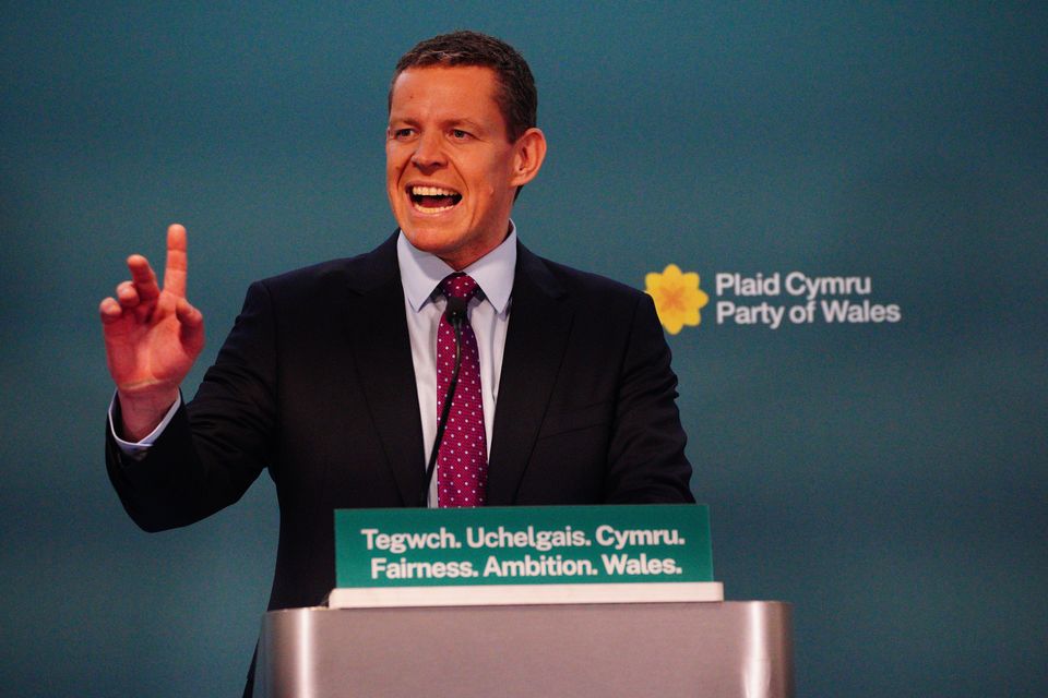 Leader of Plaid Cymru Rhun ap Iorwerth accused Labour of ‘scaremongering’ over the budget (Ben Birchall/PA)