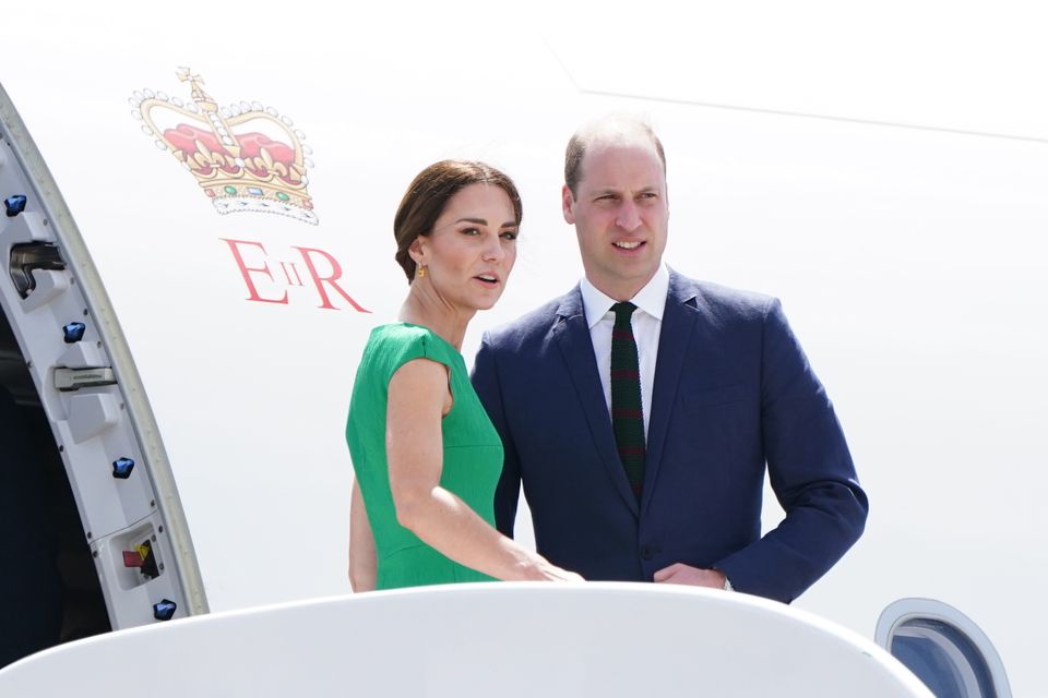 The couple’s last major overseas tour was as the Duke and Duchess of Cambridge on a Platinum Jubilee tour to Belize, Jamaica and the Bahamas in 2022 (Jane Barlow/PA)