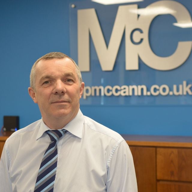 Eoin McCann (68), former director of FP McCann