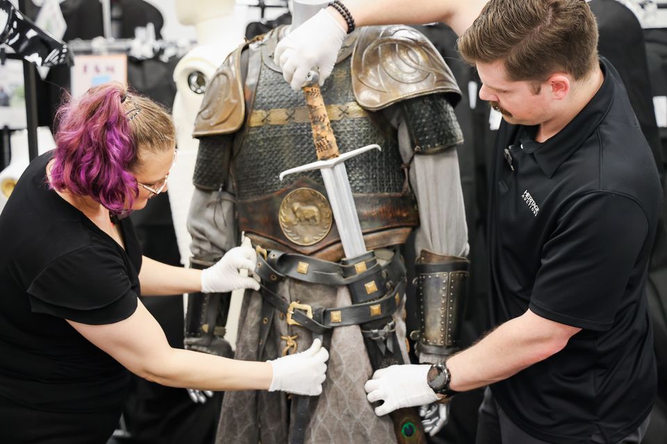 Costumes included armour worn by Iain Glen in his role as Jorah Mormont (Heritage Auctions/HA.com/PA)