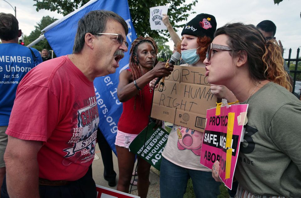 A heated debate about abortion in Missouri (Robert Cohen/St Louis Post-Dispatch/File/AP)