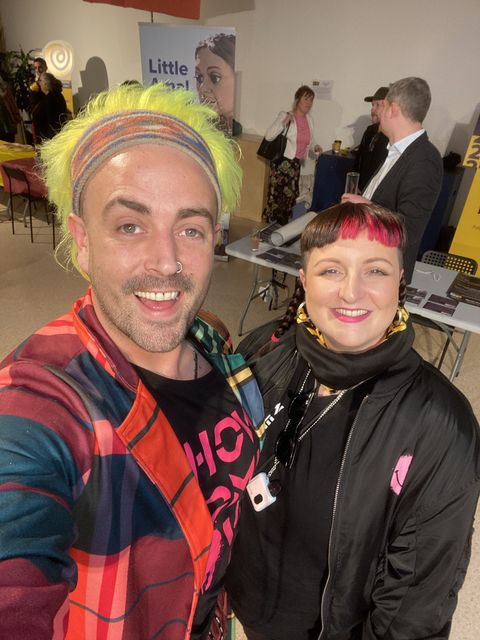 Becky Bellamy and Conor Kerr, co-founders of Another World Belfast