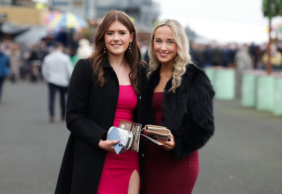 Sophia Donnelly and Zara Fearon pictured at Down Royal. Photo by Kelvin Boyes / Press Eye.