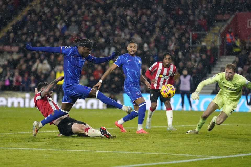 Noni Madueke had opportunities to score more goals (Andrew Matthews/PA)