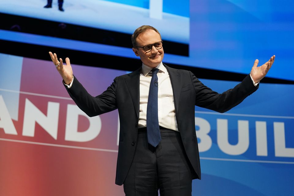 Conservative Party leadership candidate Tom Tugendhat (Stefan Rousseau/PA)