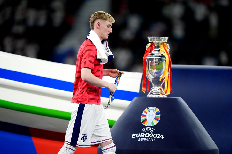 Anthony Gordon was part of England’s Euro 2024 squad (Bradley Collyer/PA)