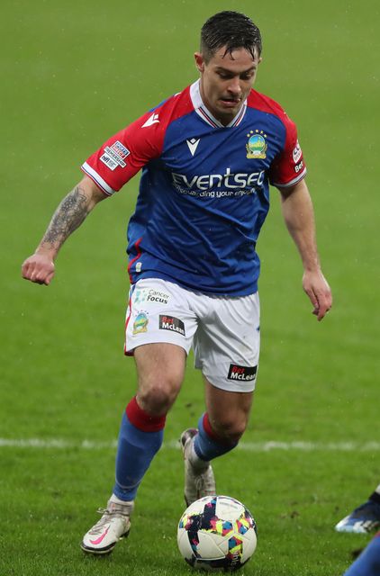 Linfield forward Jordan Stewart has been linked with a move away from Windsor Park