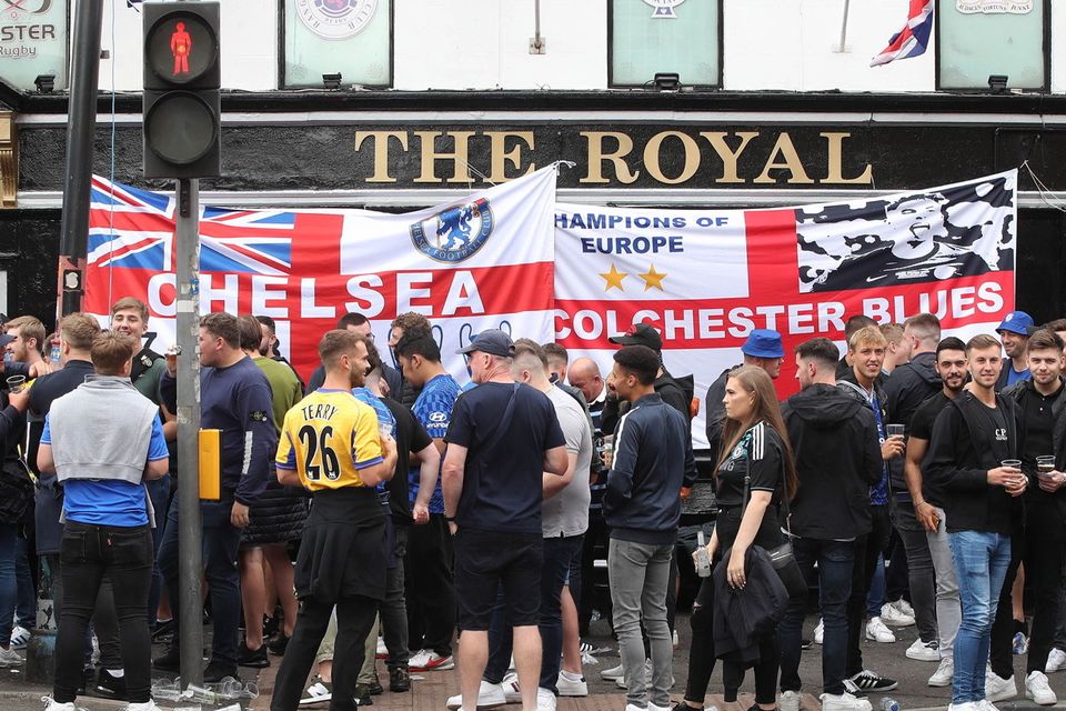 Photo gallery Fans in high spirits ahead of Belfast Uefa Super