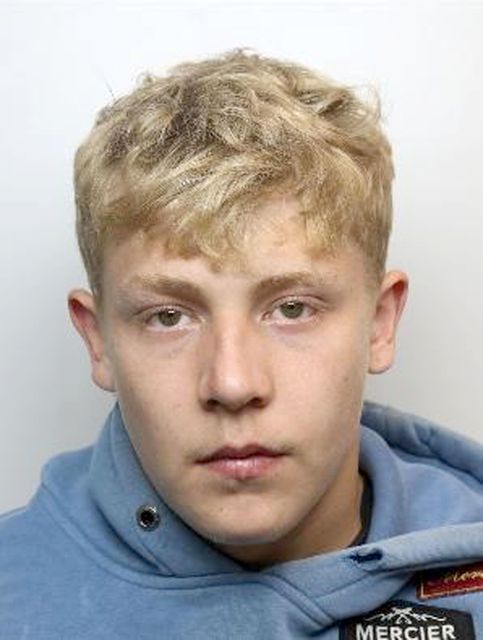 Kenzie Roughley, 18, of South Elmsall, was sentenced to two years and four months in a young offenders institution after pleading guilty to violent disorder (South Yorkshire Police/PA)