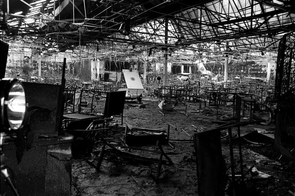 The Stardust club after the fire (Archive/PA)