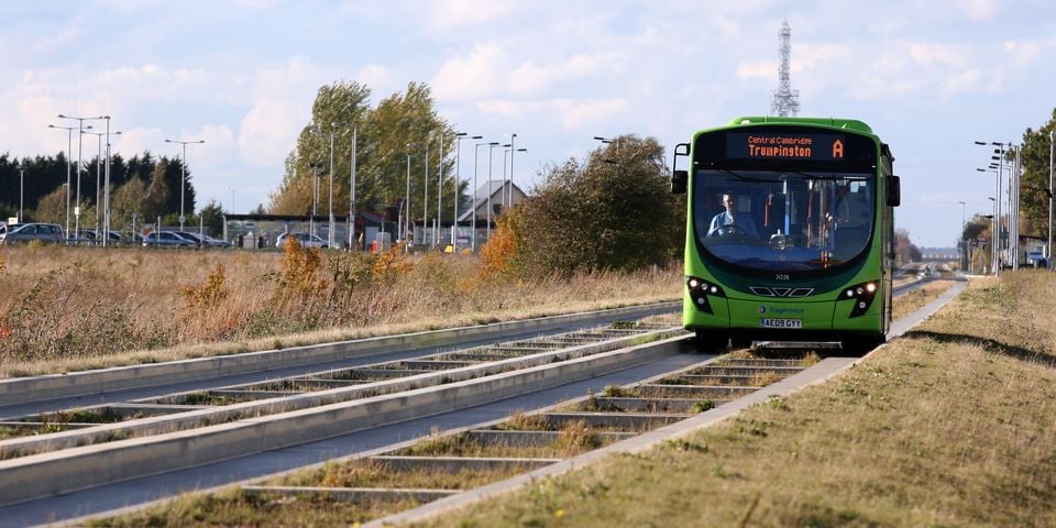 Cambridgeshire County Council, which runs the Cambridgeshire Guided Busway, is being sentenced for health and safety offences (PA)